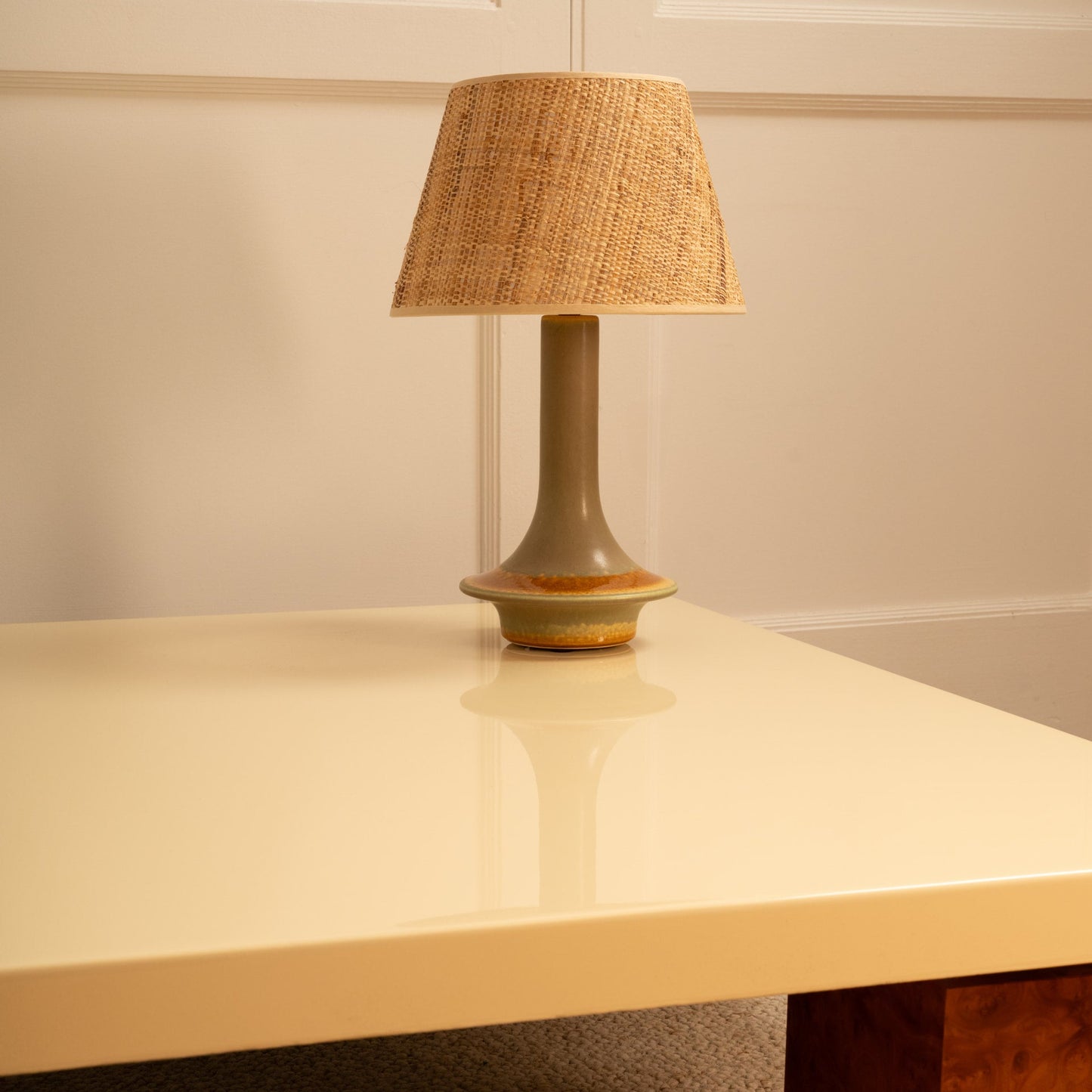 Wood & Lacquer Coffee Table, Italy 1970s Consoles