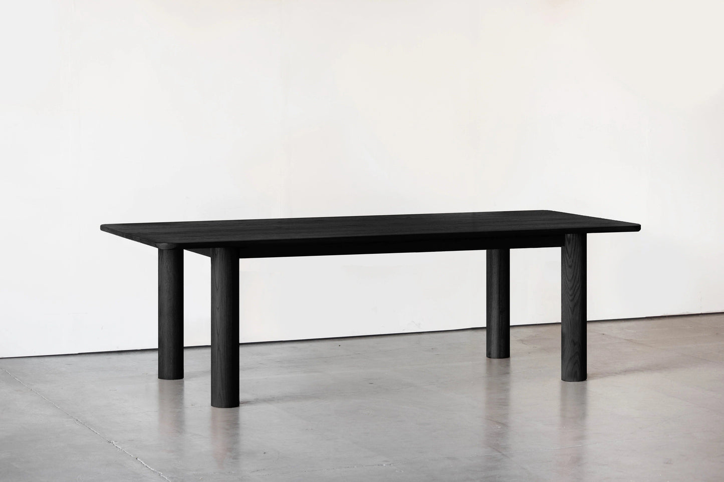 Arc Dining Table Dining Tables Black / 76"