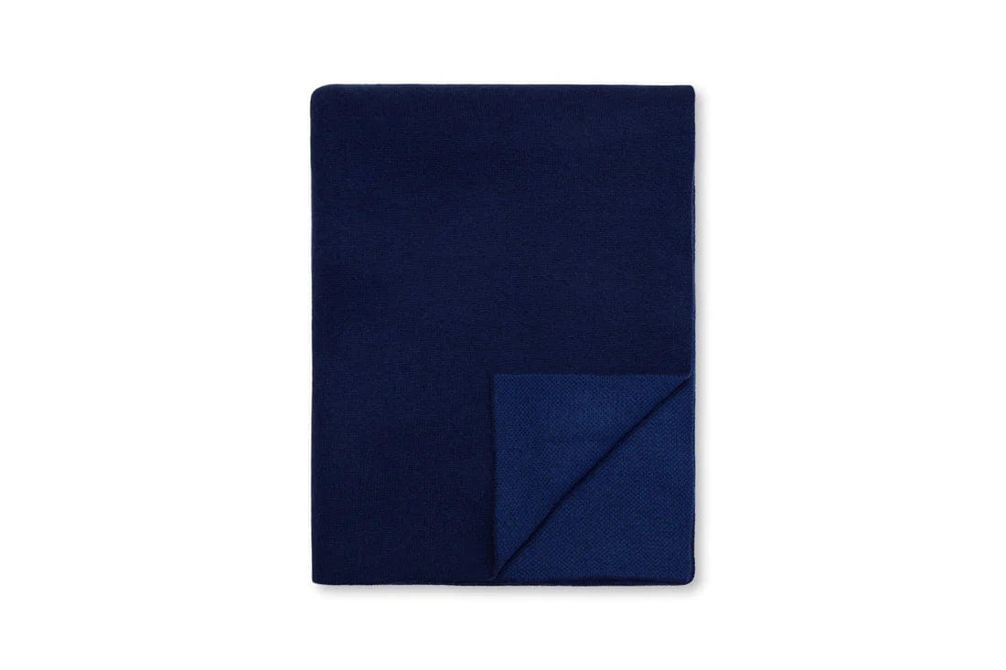 Cashmere Throw Blanket Lapis