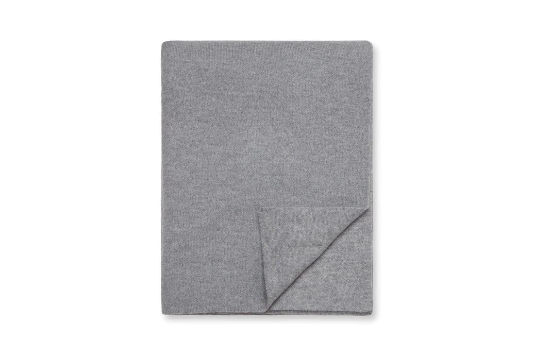Cashmere Throw Blanket Soft Grey