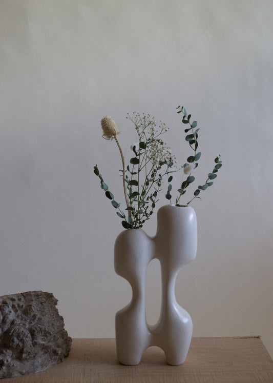 Cassis Vessel - White Vases