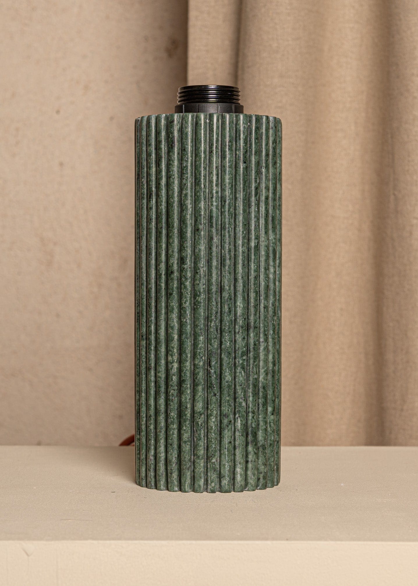 Fluta Table Lamp in Green Marble by Simone & Marcel Table Lamps