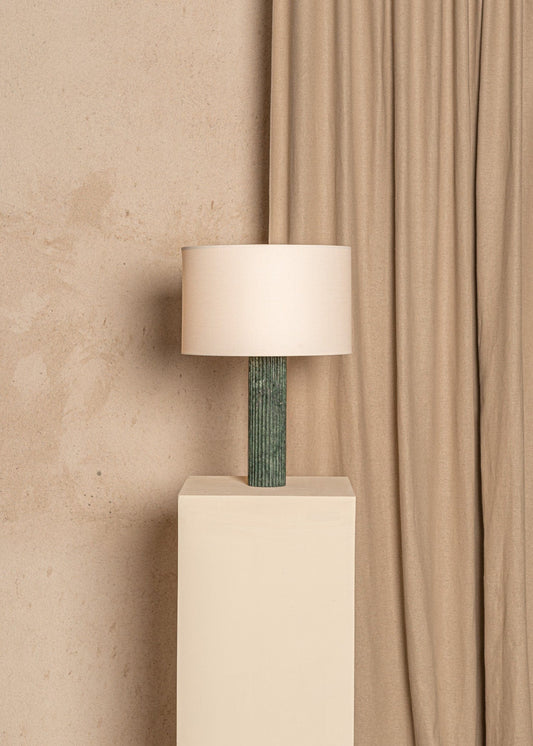 Fluta Table Lamp in Green Marble by Simone & Marcel Table Lamps