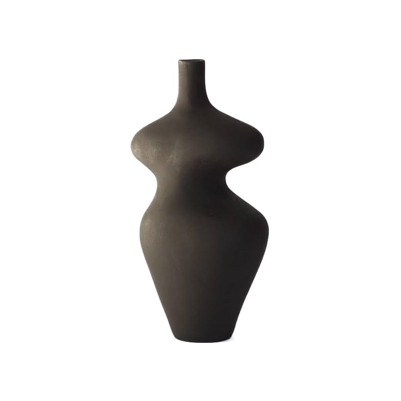 Form Vase #30 in Black by Whitney Bender