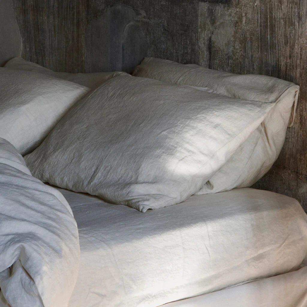 Italian-crafted Linen - Top Sheet Decor Queen / King / Natural