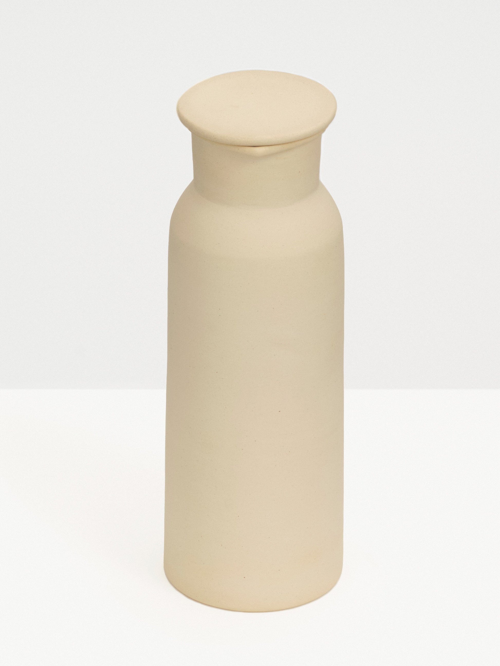 Ivory Ceramic Pitcher