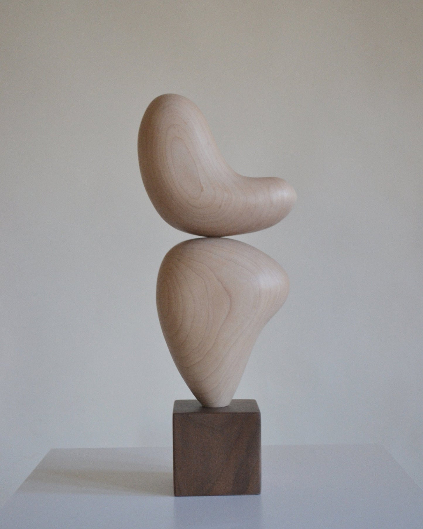 MA'TT III Wooden Sculpture by Chandler McLellan Sculptures & Statues