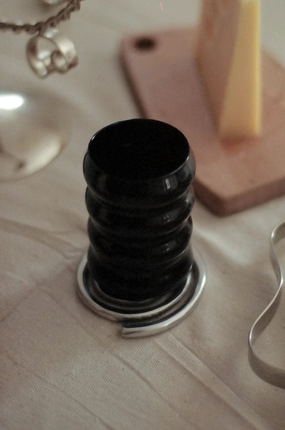 Opaque Ripple Cup Set - Onyx