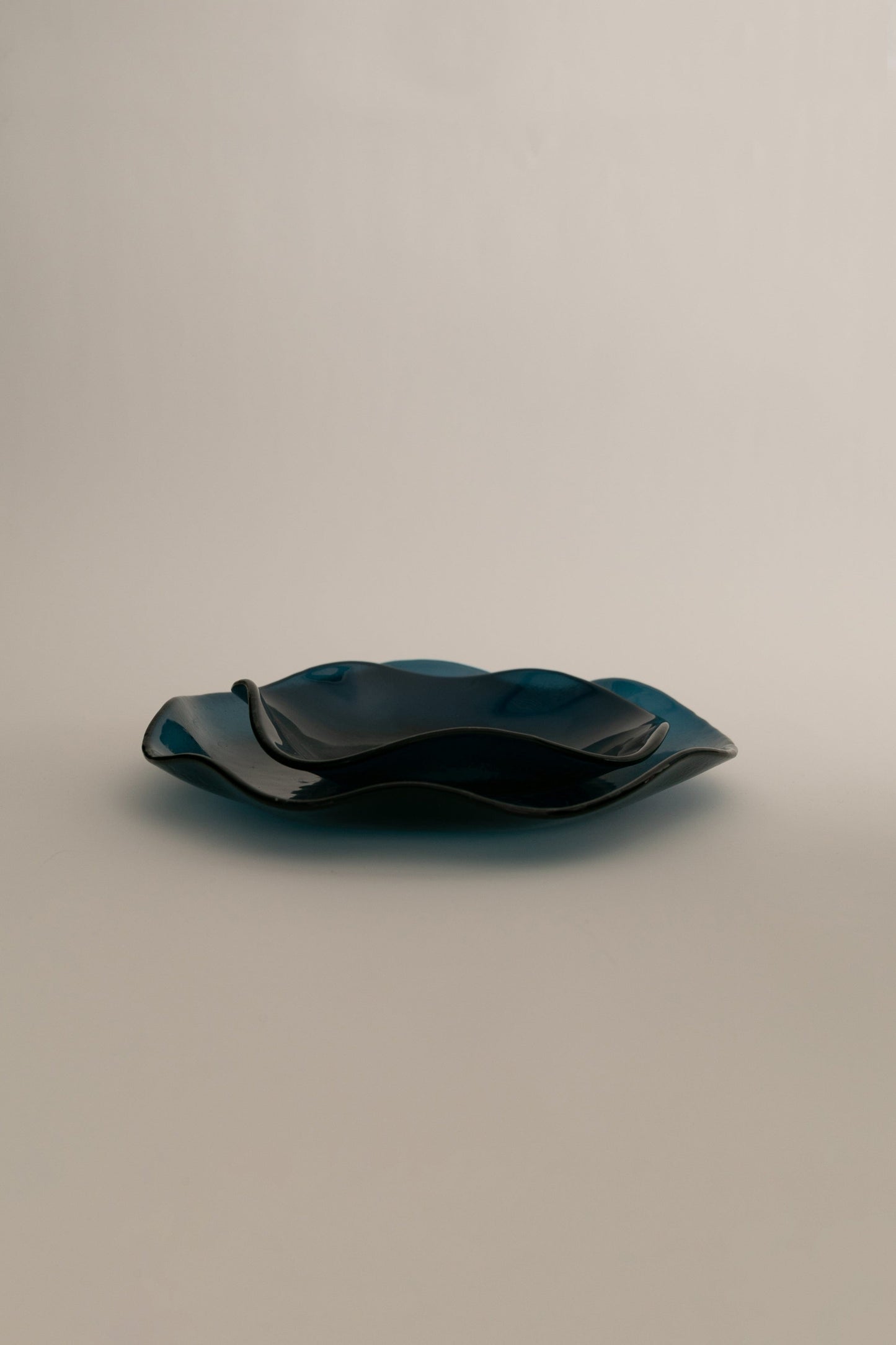 Petal Plate Indigo - Large