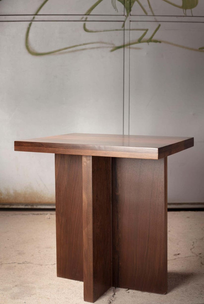 Solid Natural Walnut Side Tables End Tables