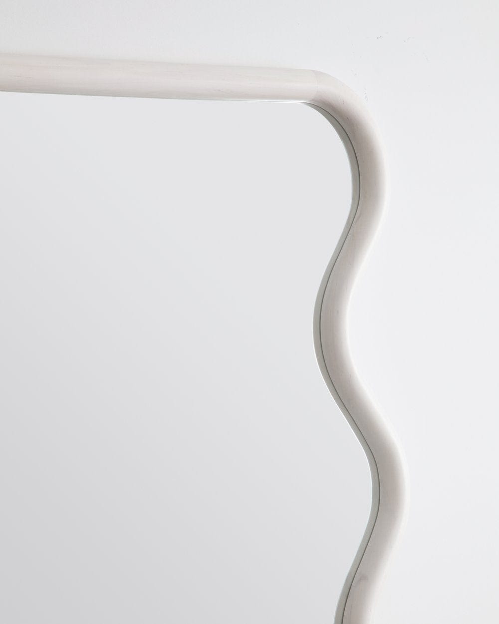 SQUIGGLE MIRROR BLEACHED MAPLE BY CHRISTOPHER MIANO