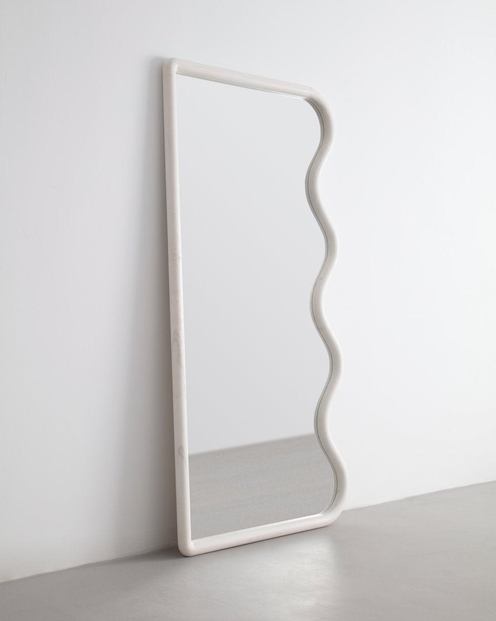 SQUIGGLE MIRROR BLEACHED MAPLE BY CHRISTOPHER MIANO