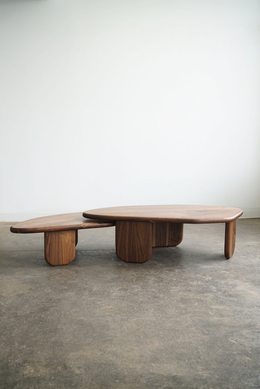 Walnut Coffee Table Set by Last Workshop Coffee Tables