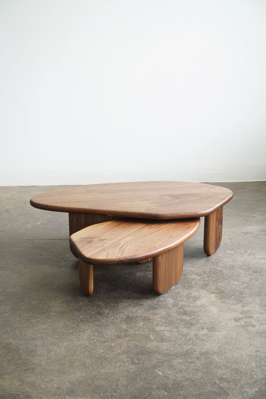 Walnut Coffee Table Set by Last Workshop Coffee Tables