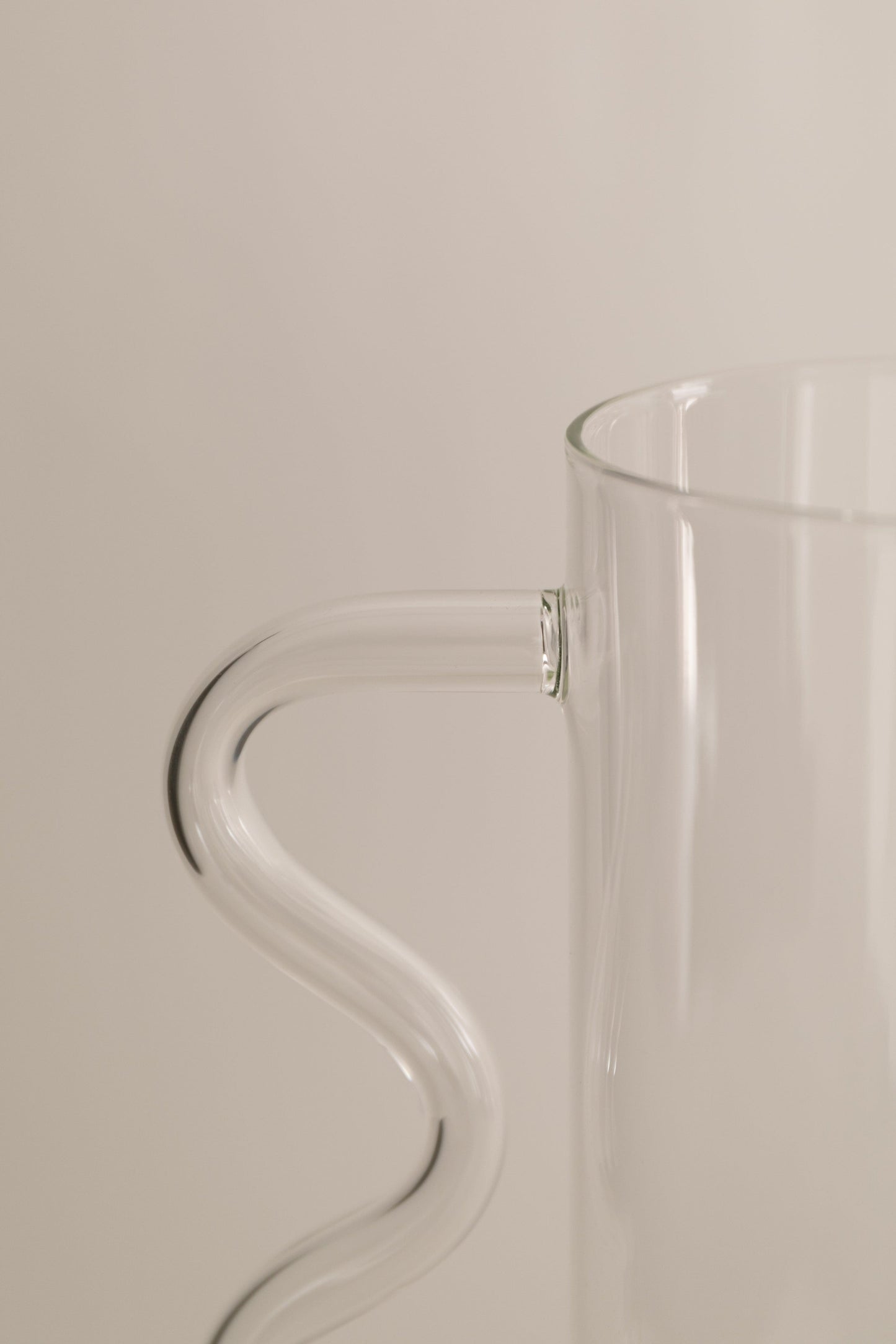 Wave Pitcher - Clear