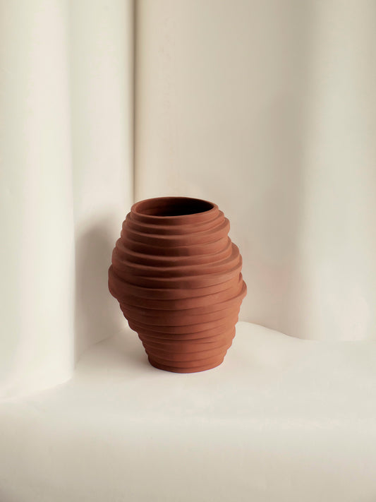 Alfonso Vase in Brick Vases