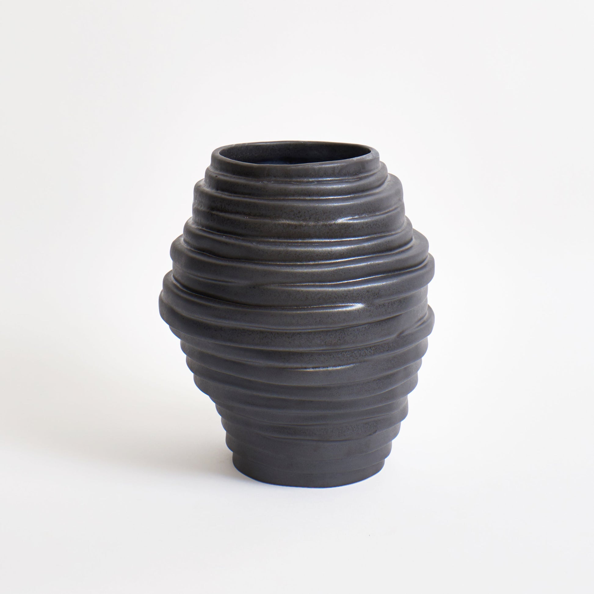 Alfonso Vase in Graphite Vases