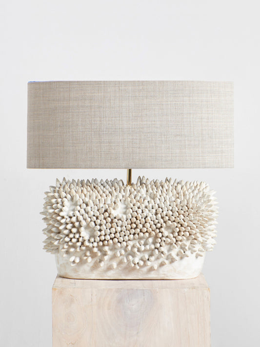 Appuntito Ceramic Light in White by Project 213A Table Lamps