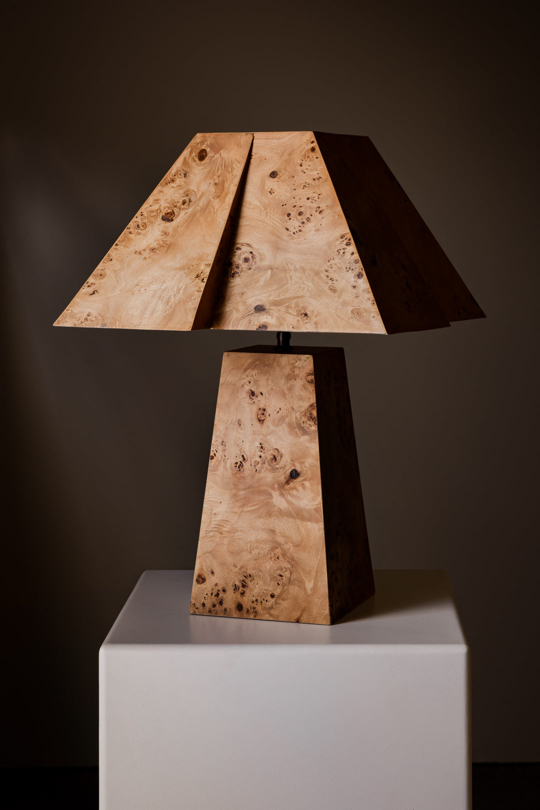 Bohan Table Lamp in Burlwood by Rachel Donath Table Lamps