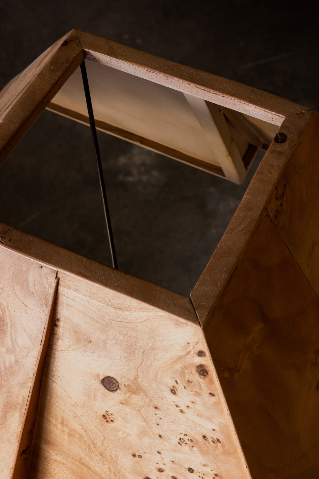 Bohan Table Lamp in Burlwood by Rachel Donath Table Lamps