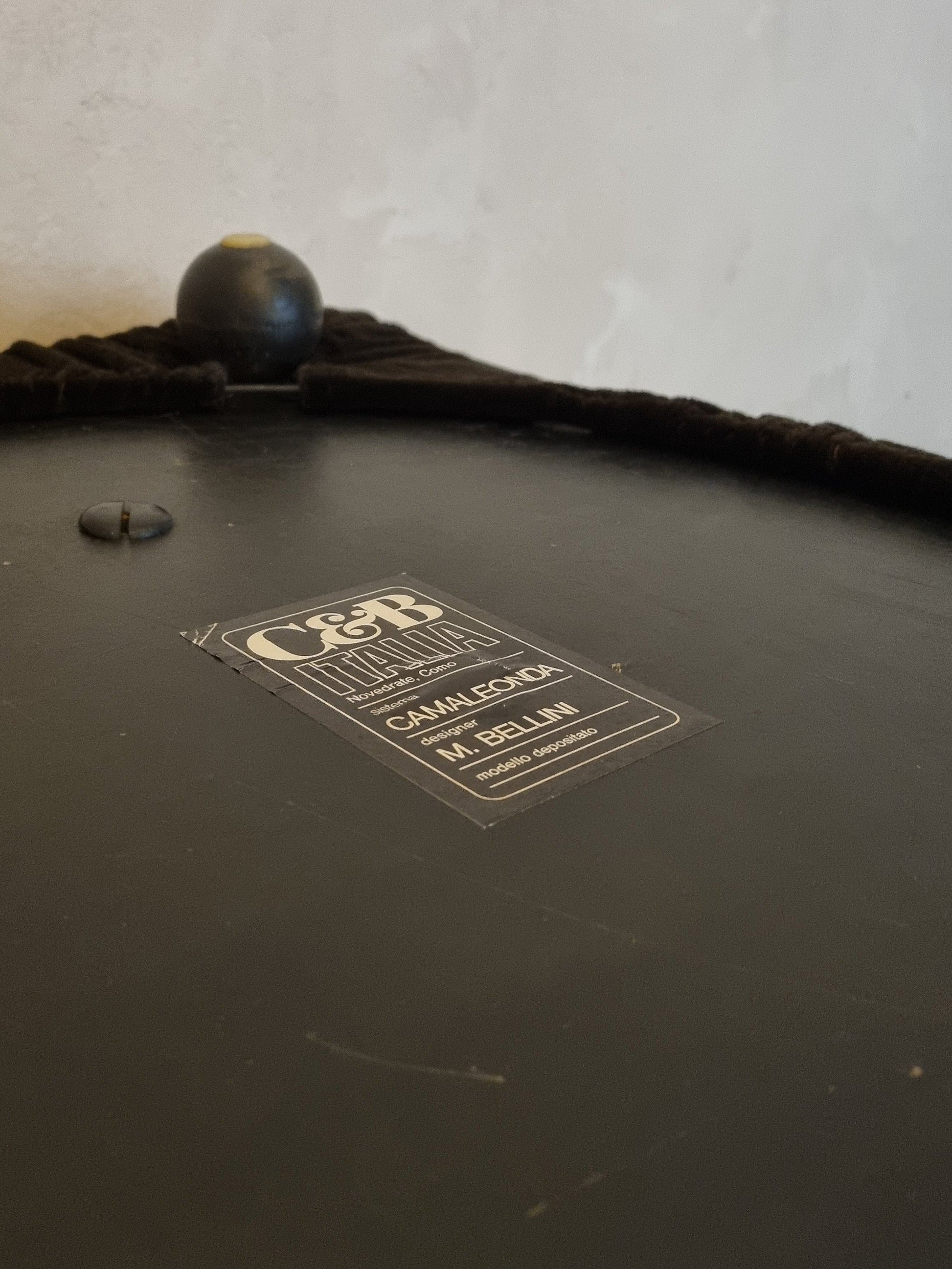 Camaleonda in Brown Mohair by Mario Bellini Sofas