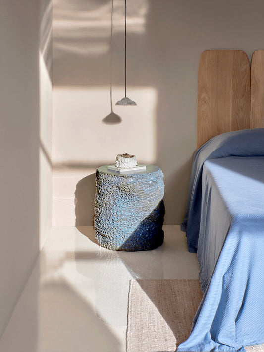 Casa Ceramic Side Table - Large End Tables