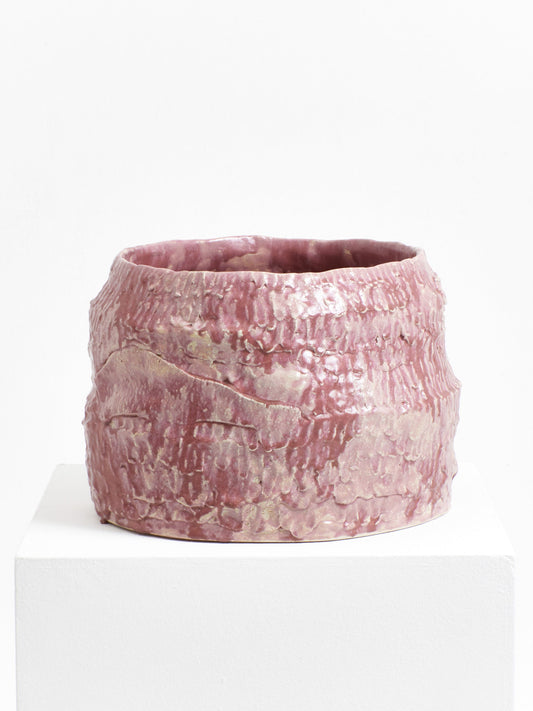 Casa Planter No 2 in Dripped Dark Pink Planters