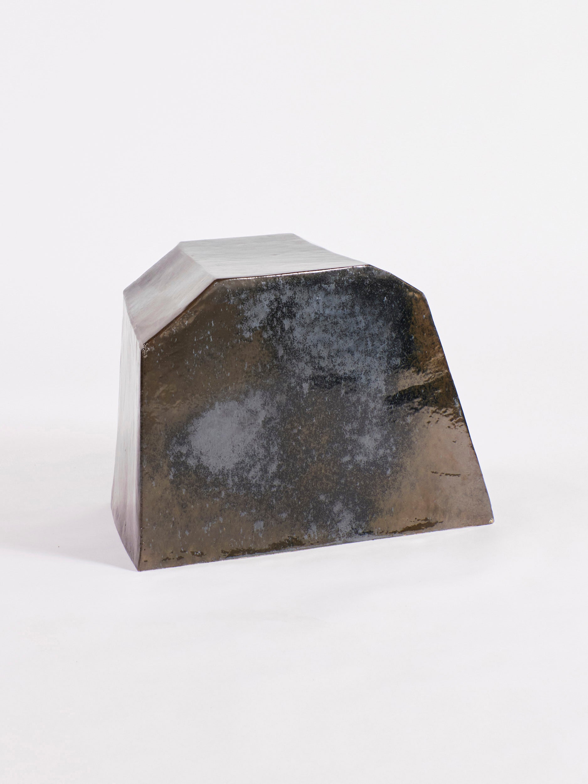 Ceramic Side Table - Small, Geometric Shape End Tables