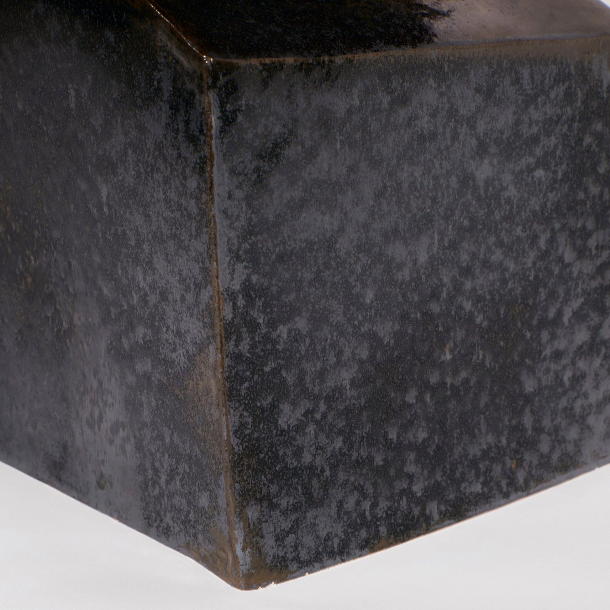 Ceramic Side Table - Small, Geometric Shape End Tables