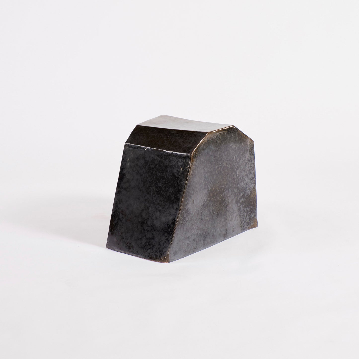 Ceramic Side Table - Small, Geometric Shape End Tables