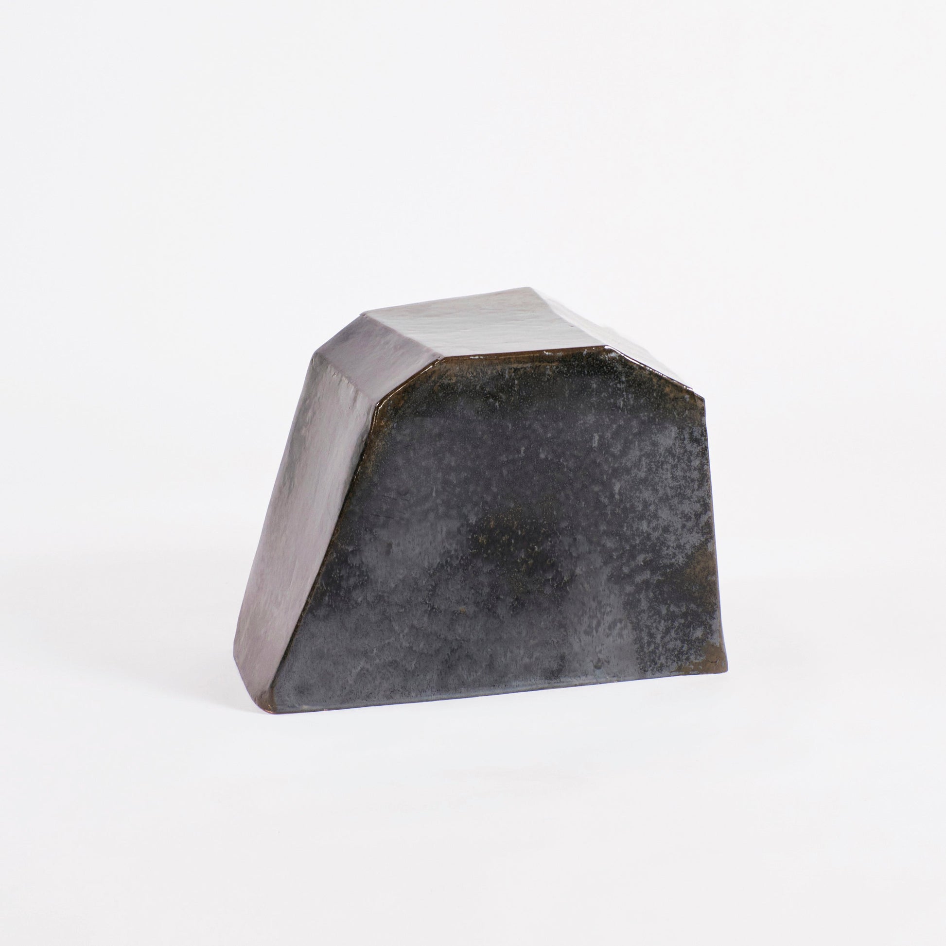 Ceramic Side Table - Small, Geometric Shape End Tables