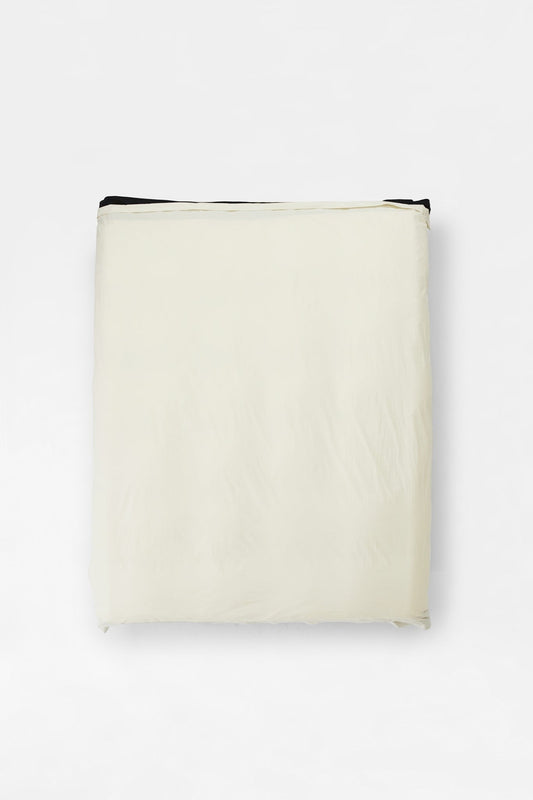 Bi Colour Organic Cotton Percale Duvet Cover - Cinder & Canvas Duvet Covers in Super King
