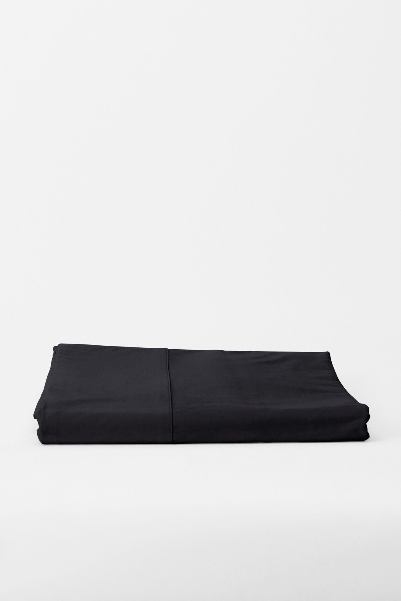 Mono Organic Cotton Percale Flat Sheet Bed Sheets in Cinder
