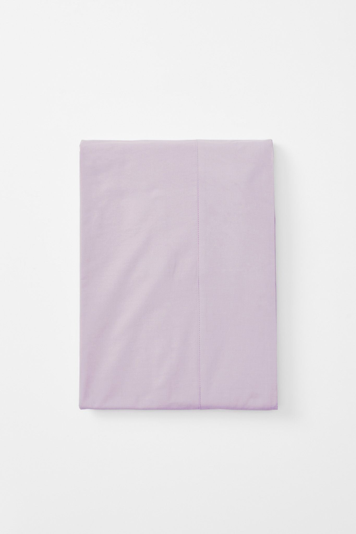 Mono Organic Cotton Percale Flat Sheet Bed Sheets in Lilac