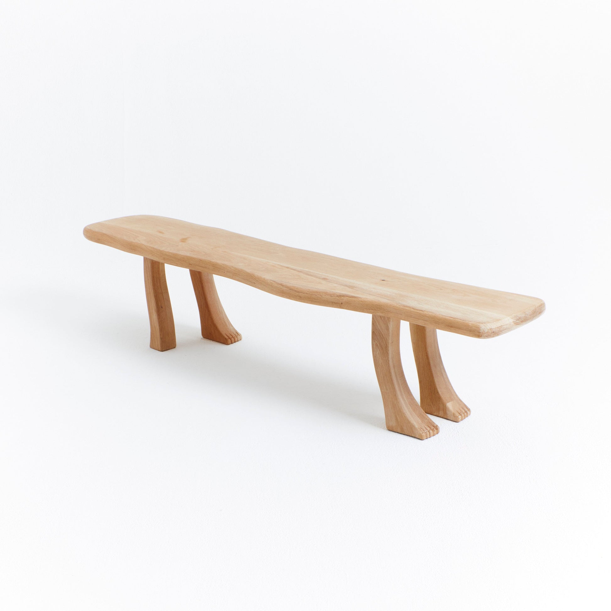 Foot Bench in Oak Benches
