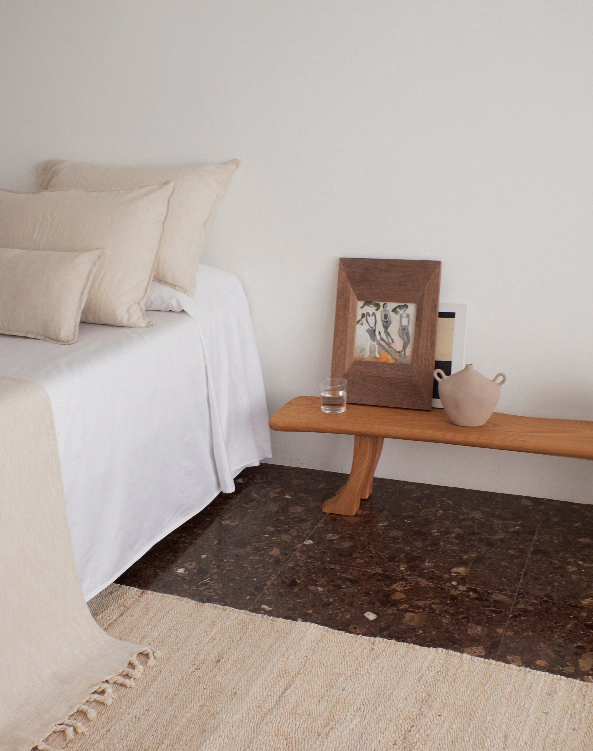 Foot Bench in Oak Benches