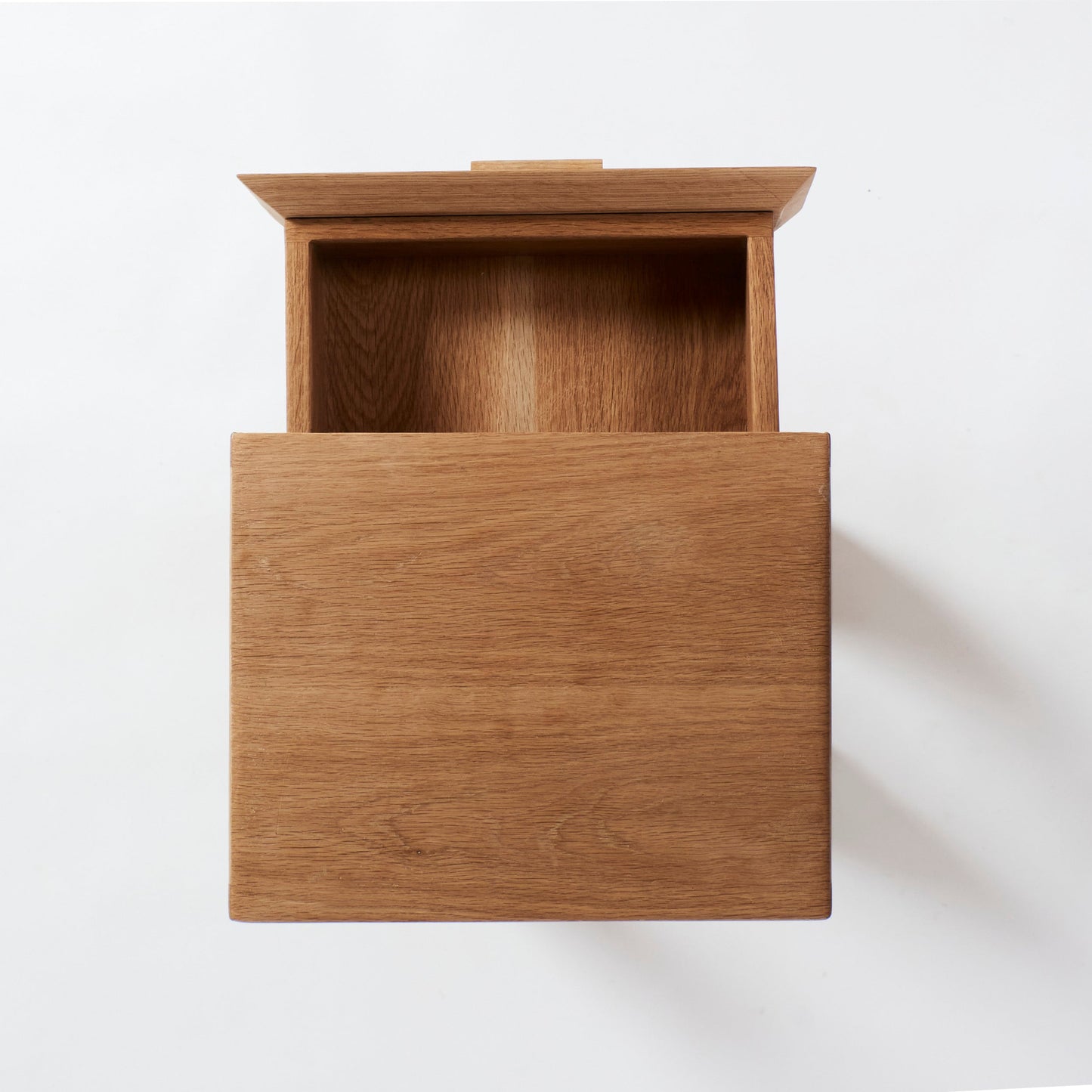 Foot Side Table in Oak End Tables