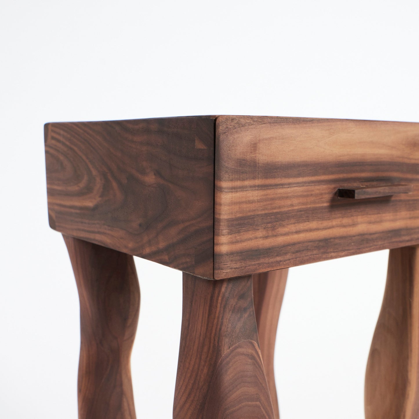 Foot Side Table in Walnut End Tables