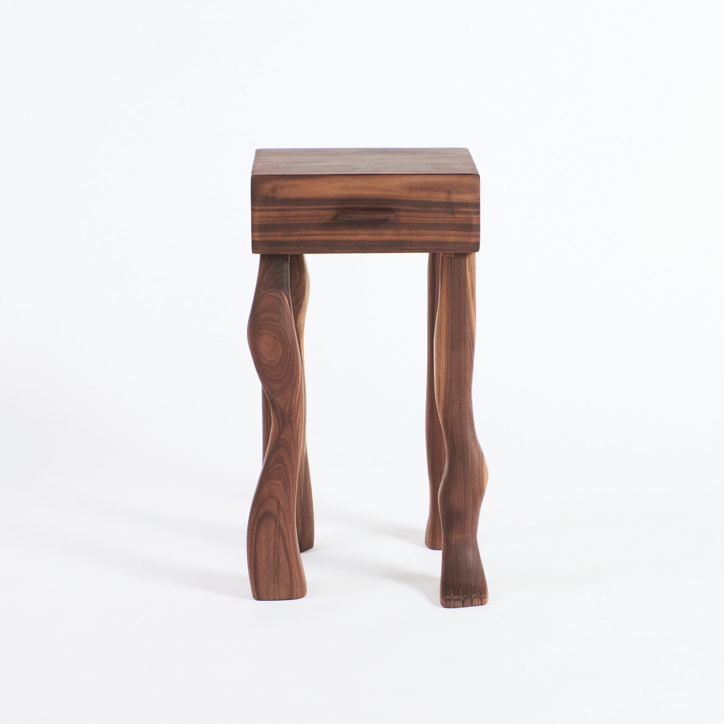 Foot Side Table in Walnut End Tables