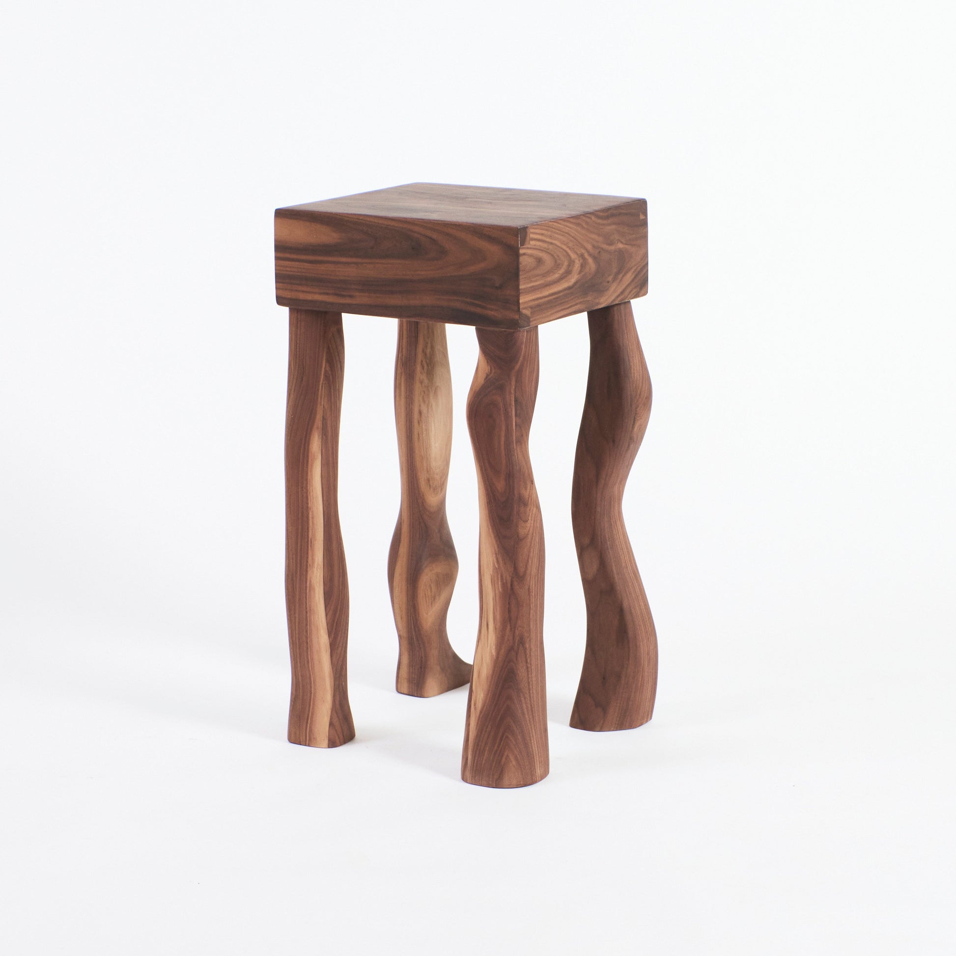 Foot Side Table in Walnut End Tables