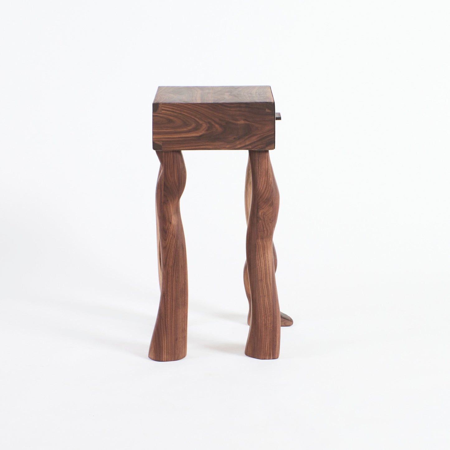 Foot Side Table in Walnut End Tables