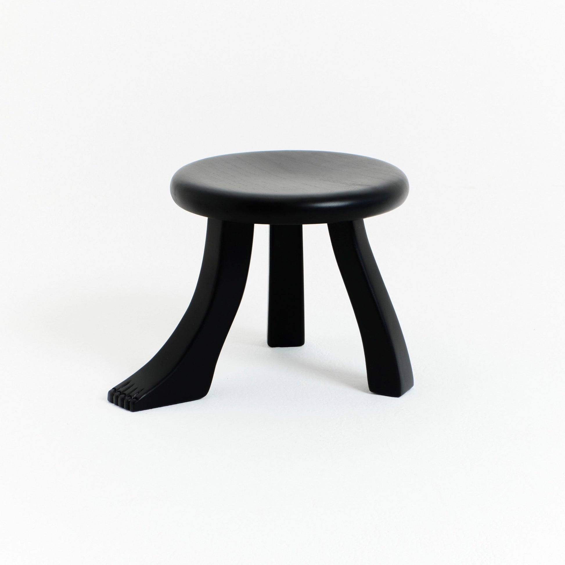 Foot Stool in Chestnut Black Stools