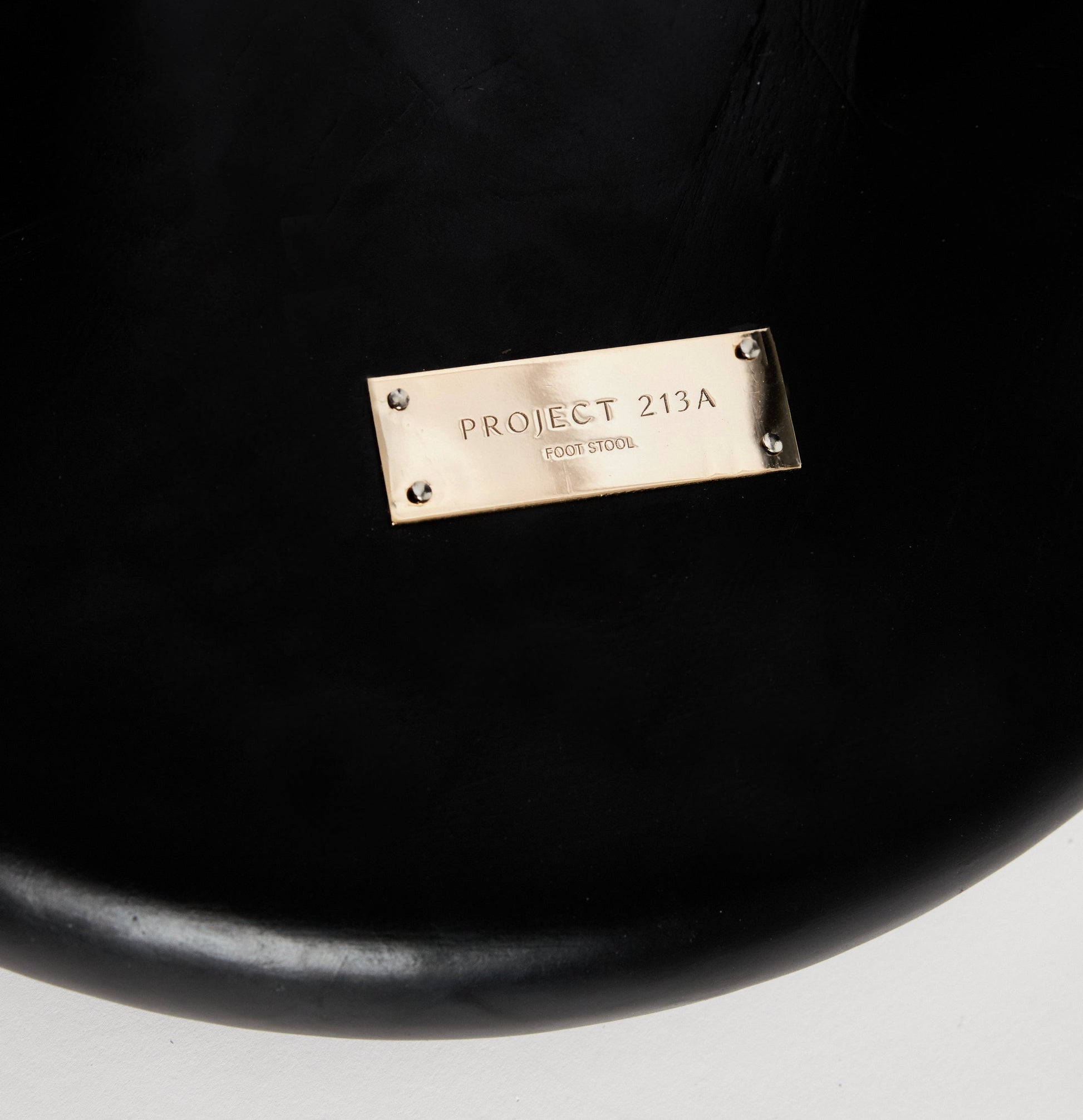 Foot Stool in Chestnut Black Stools