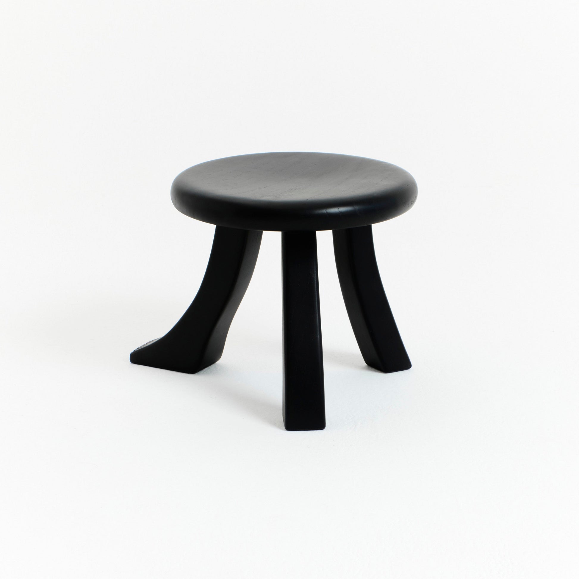 Foot Stool in Chestnut Black Stools