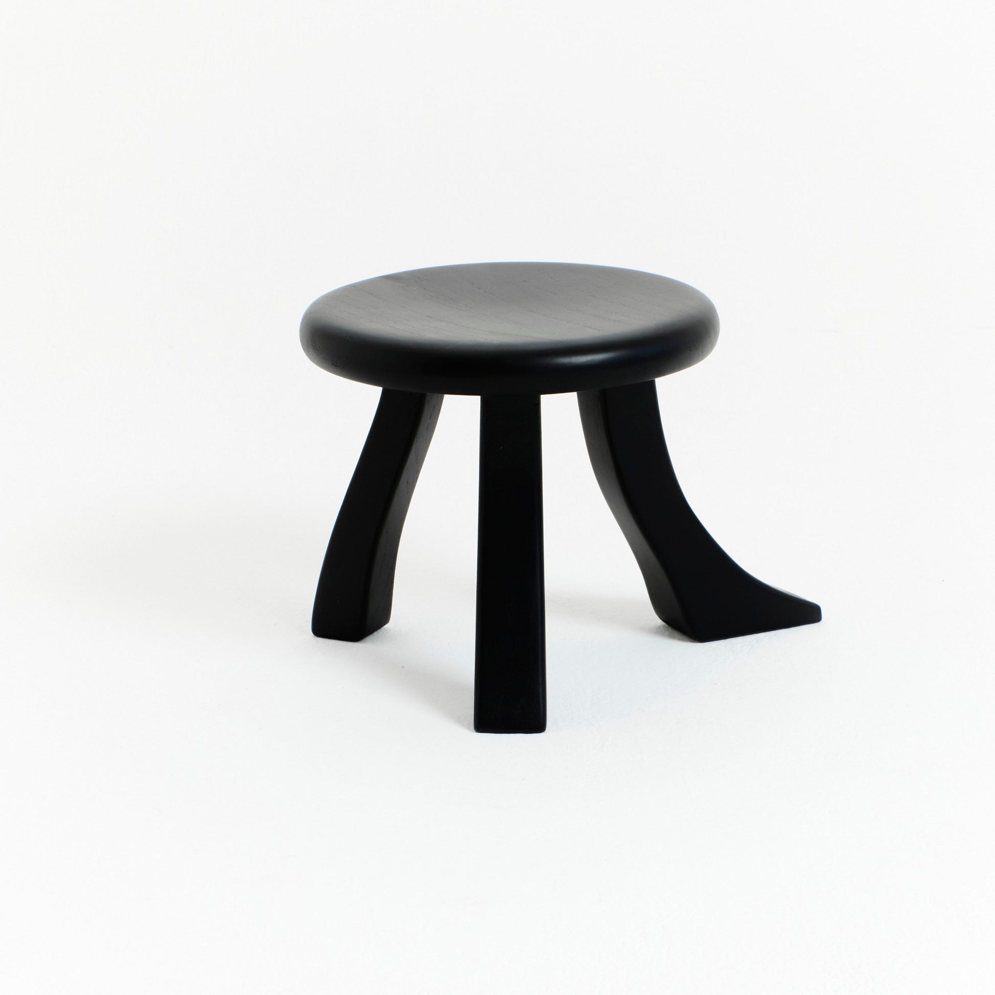 Foot Stool in Chestnut Black Stools