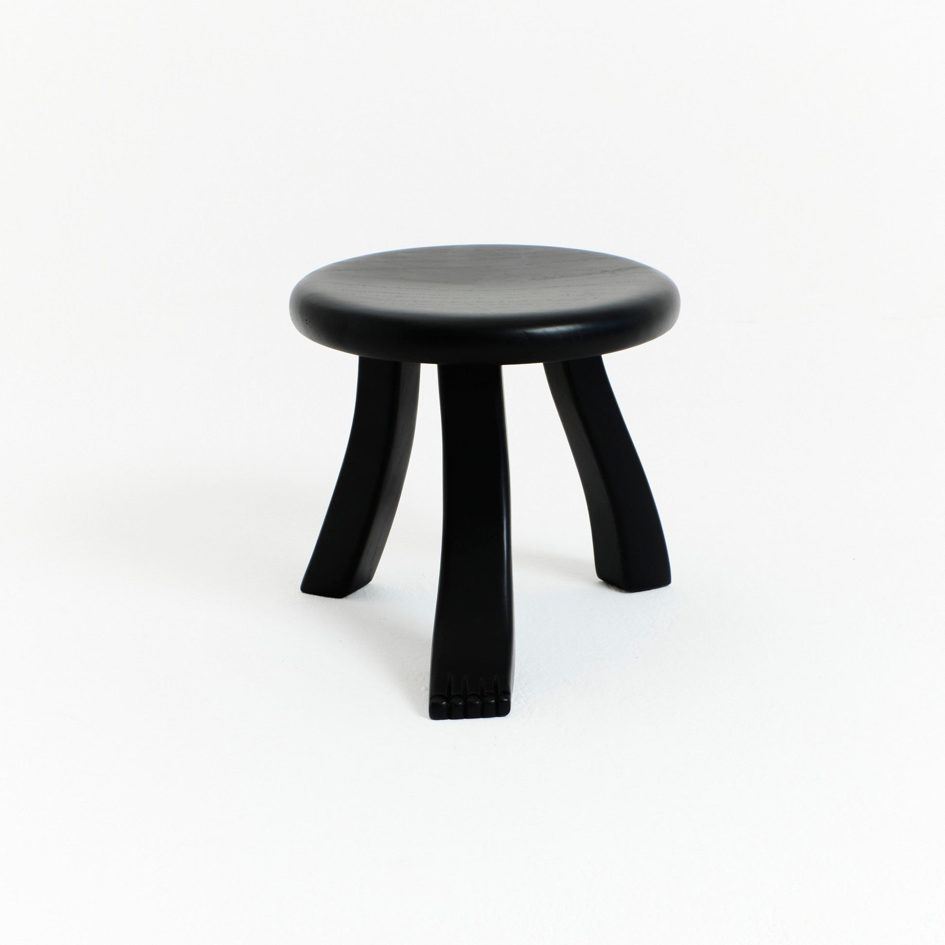 Foot Stool in Chestnut Black Stools