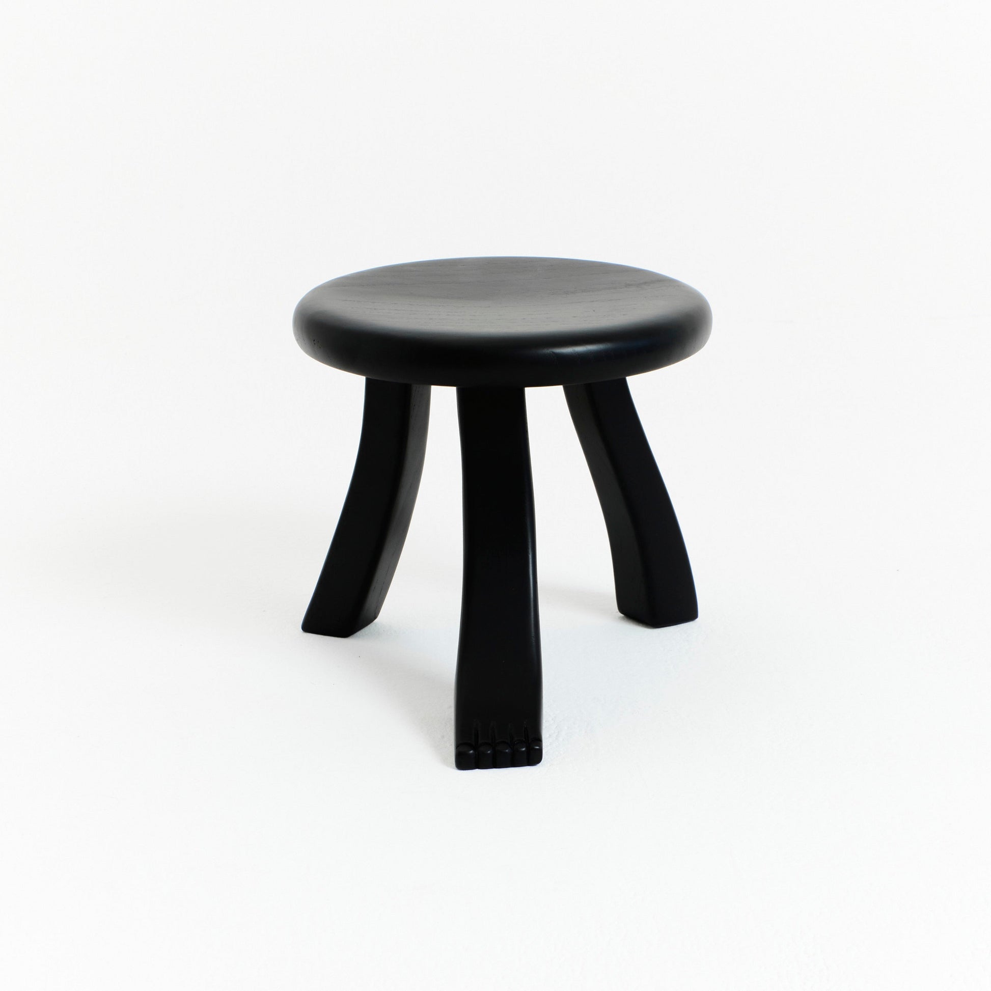 Foot Stool in Chestnut Black Stools