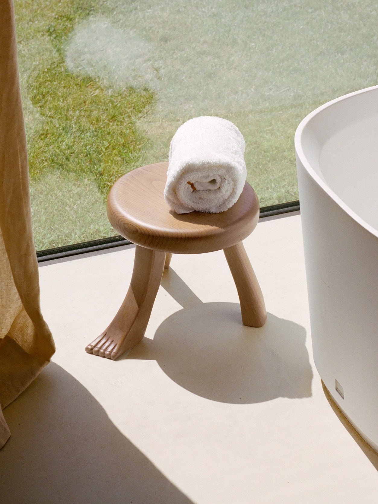 Foot Stool in Oak Stools