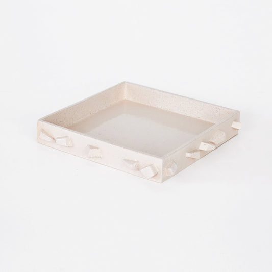 For Rachel' Tray - Large in Cream Trays