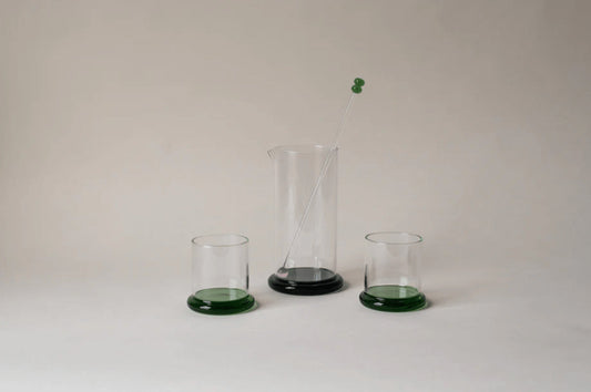 Fritter Tumblr Set Green Decorative Objects